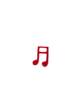 Music Note Enamel Pin
