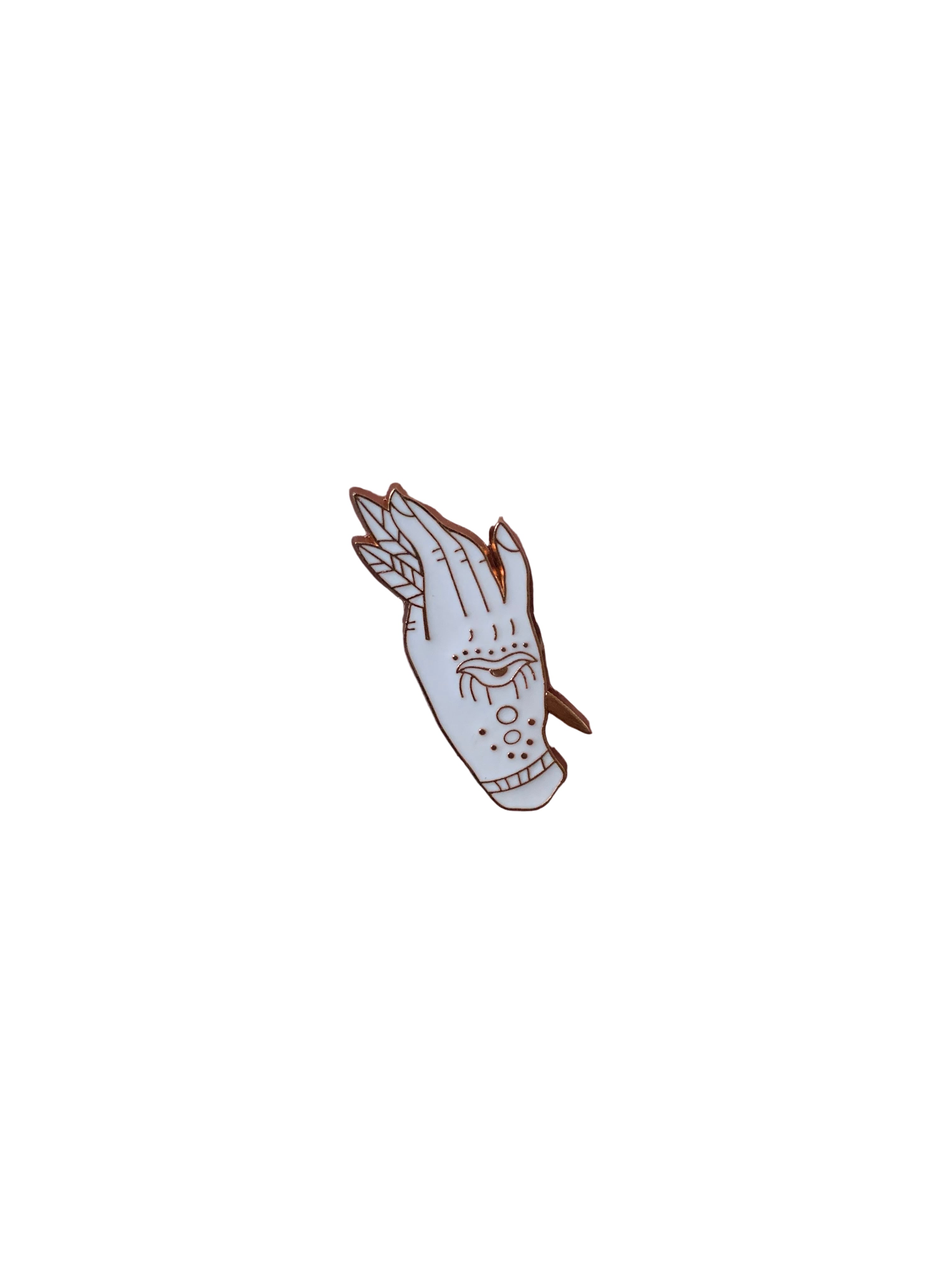 Hand Trip Enamel Pin