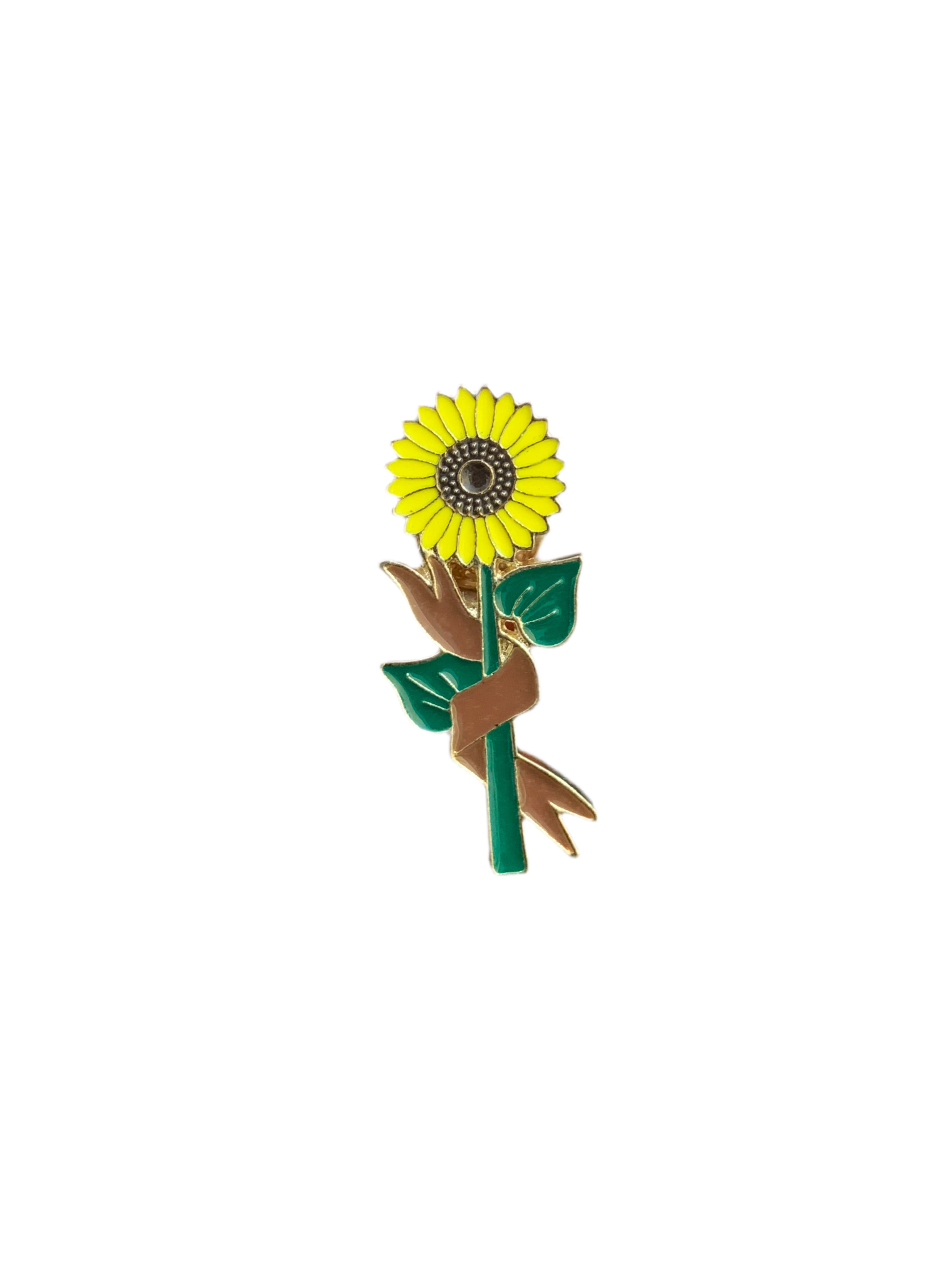 Sunflower Enamel Pin