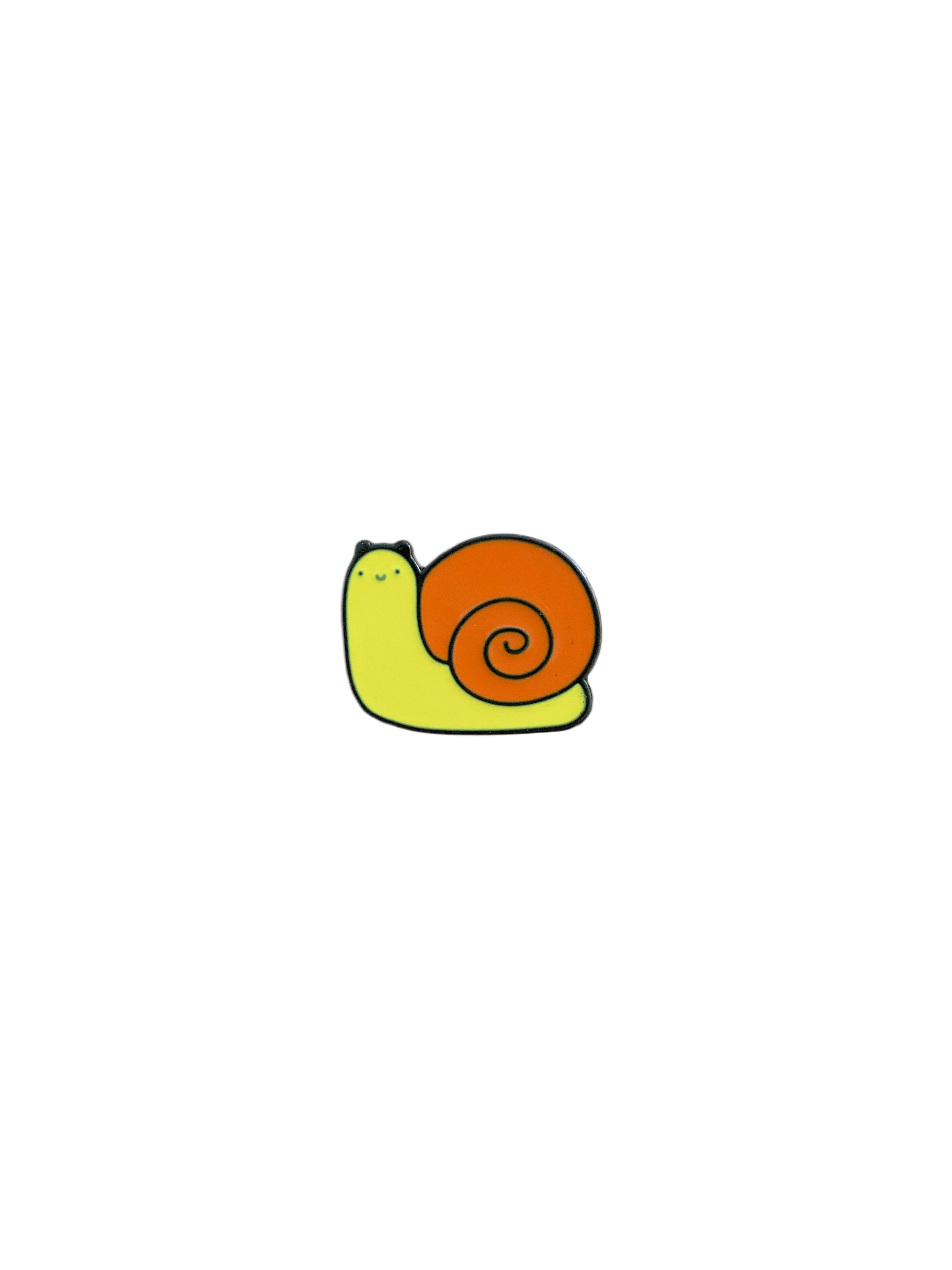 Happy Snail Enamel Pin