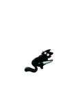 Cat with a Knife Enamel Pin