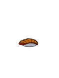 Sushi Salmon Enamel Pin