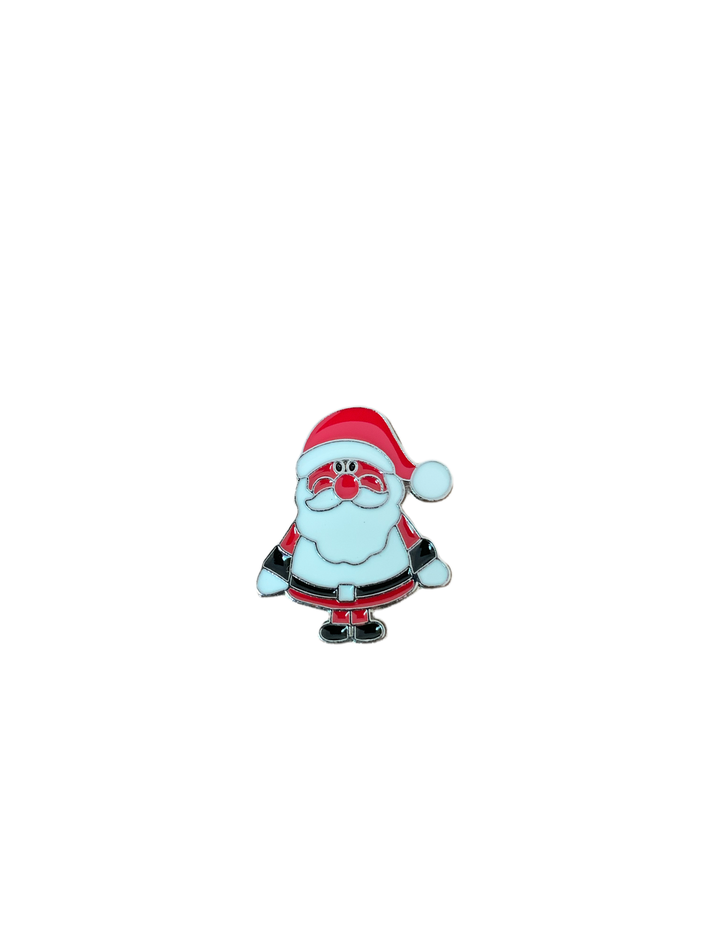 Santa Enamel Pin