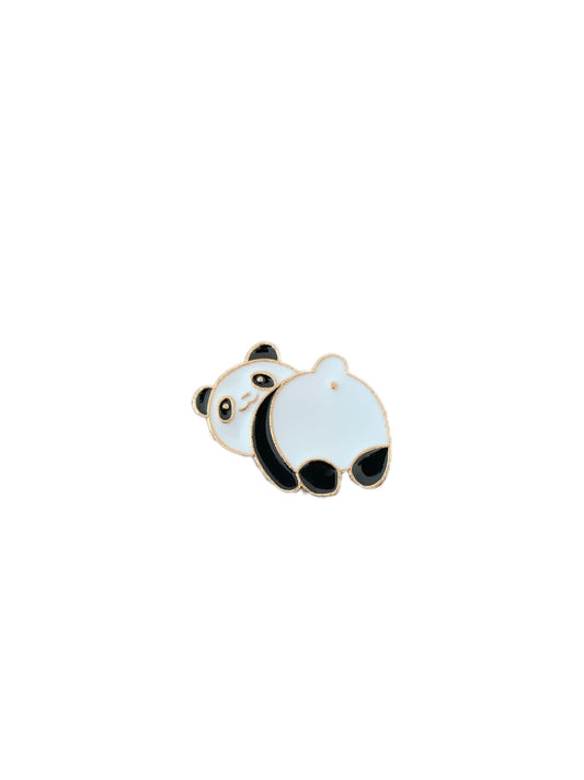 Playful Panda Enamel Pin