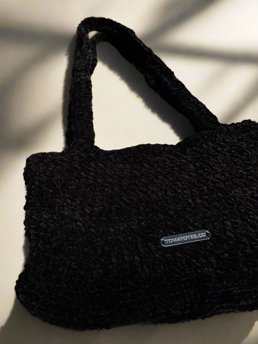 Willow Crochet Bag - Black