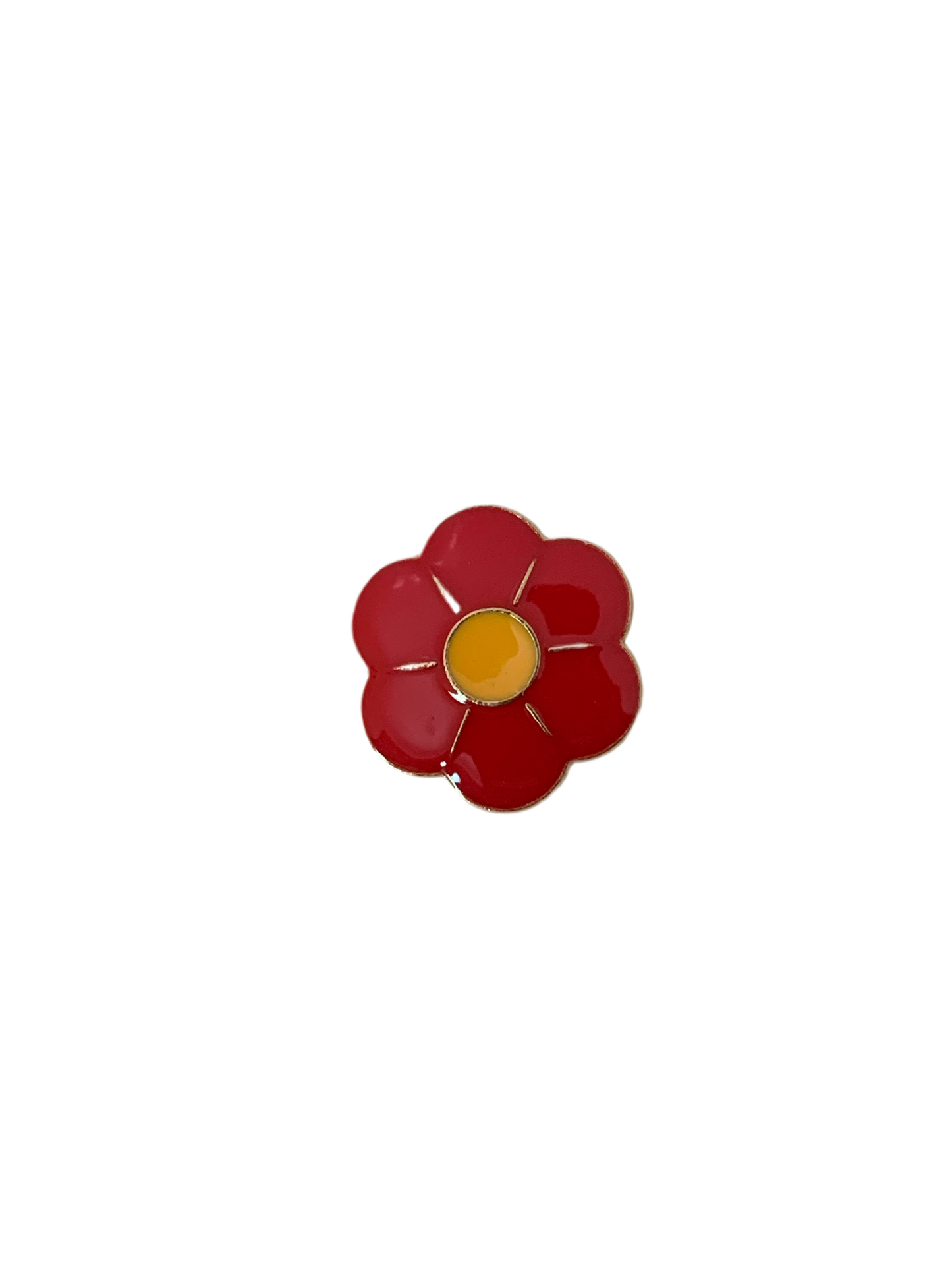 Red Flower Enamel Pin