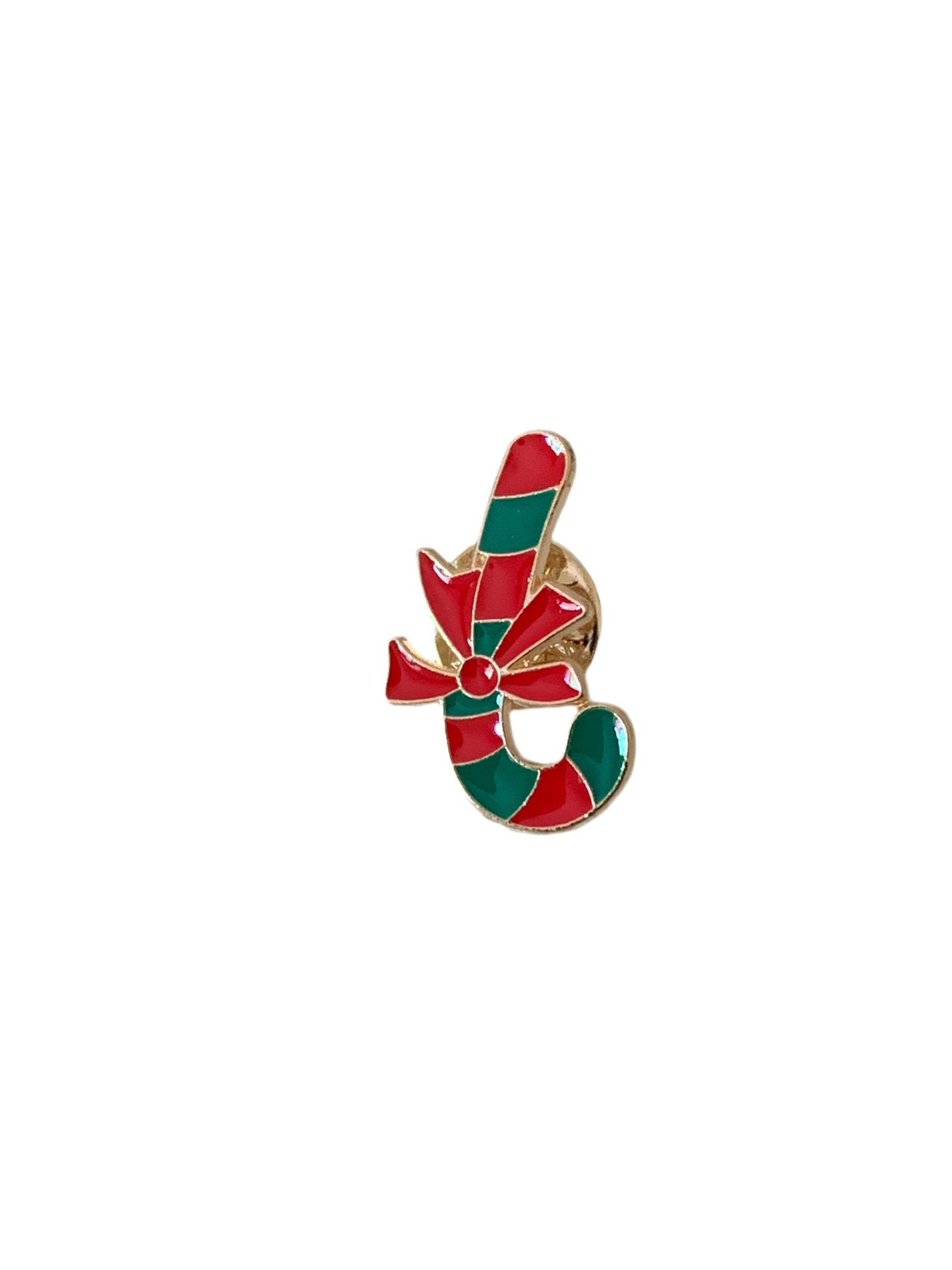 Christmas Candy Cane Enamel Pin