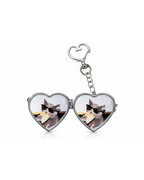 Coolestcat - Heart Mirror Charm