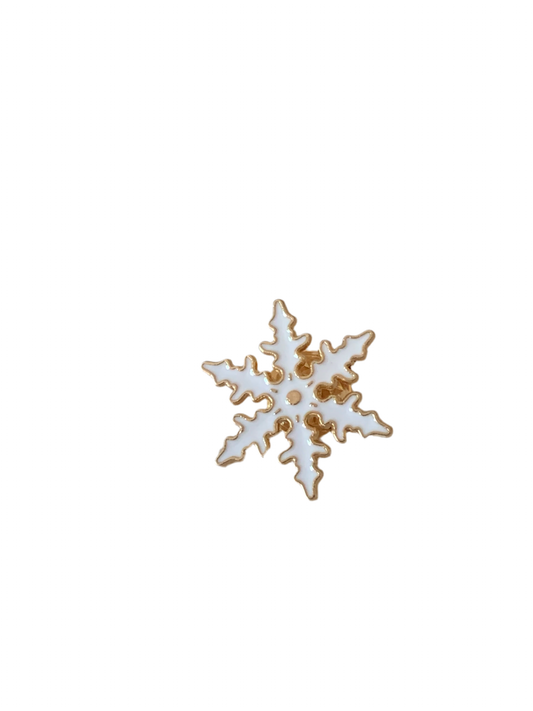 Snowflake Enamel Pin