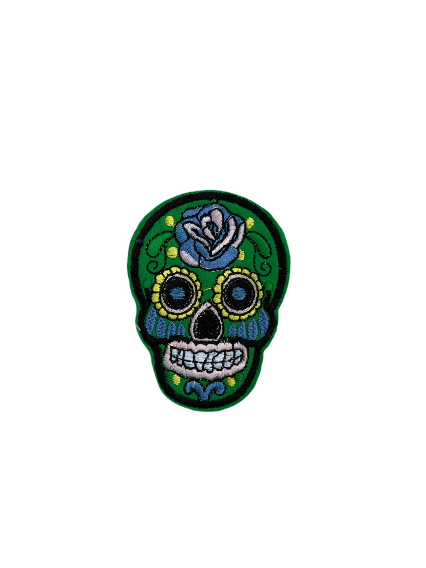 Psychedelic Skull Embroidery Patch