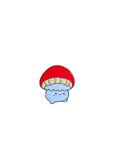 Mushroom Frog Enamel Pin