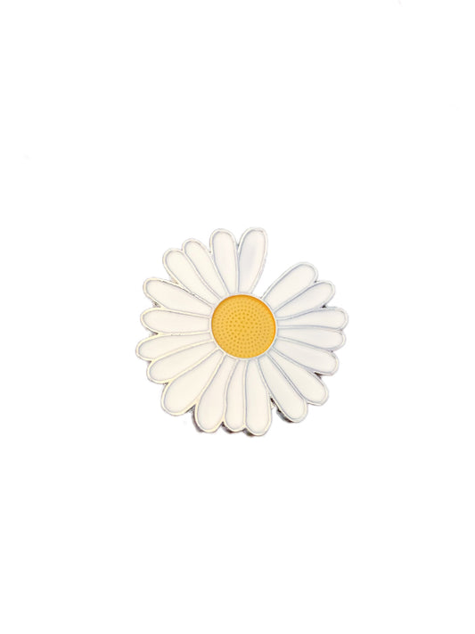 Daisy Enamel Pin