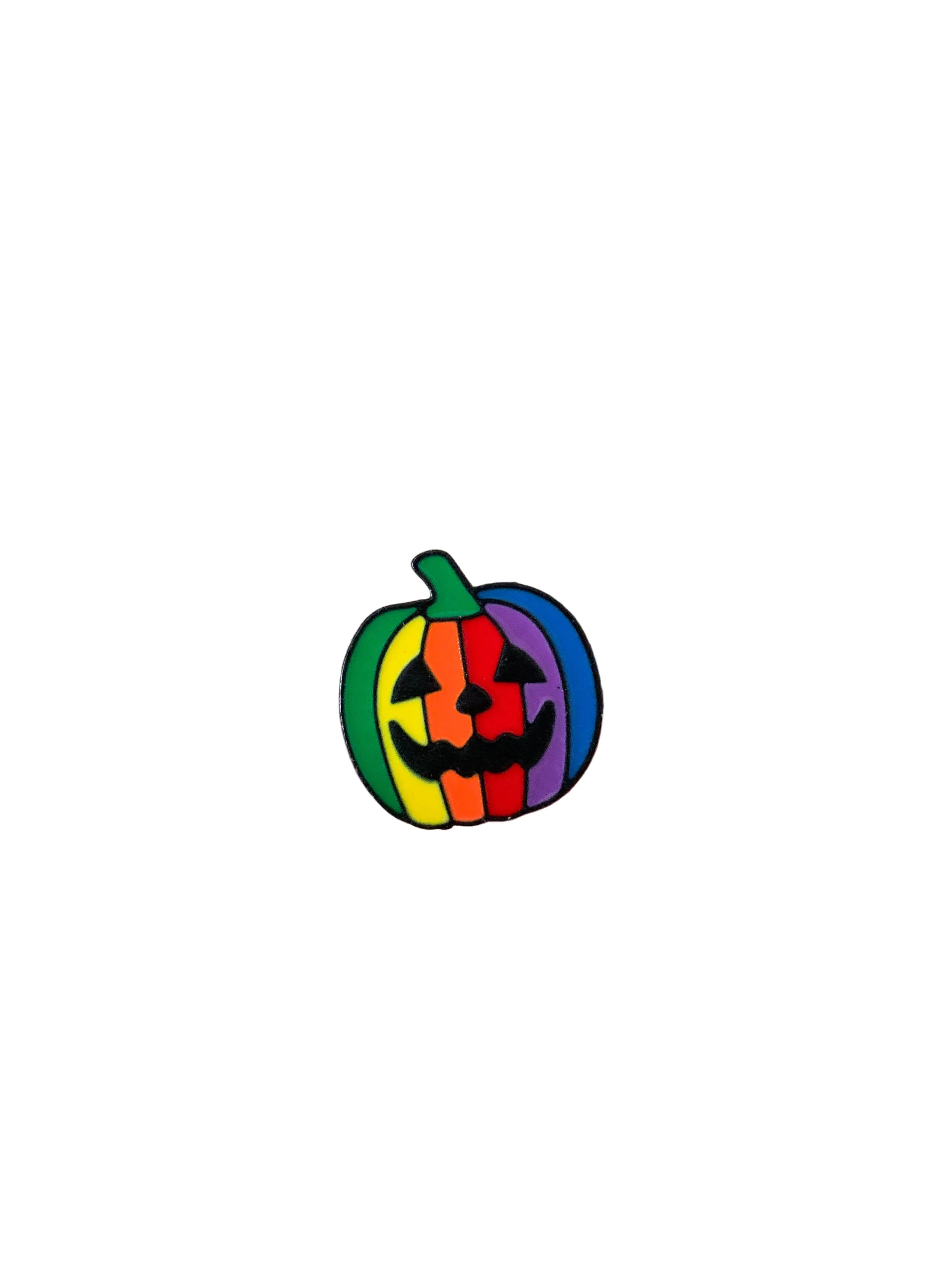 Rainbow Pumpkin Enamel Pin