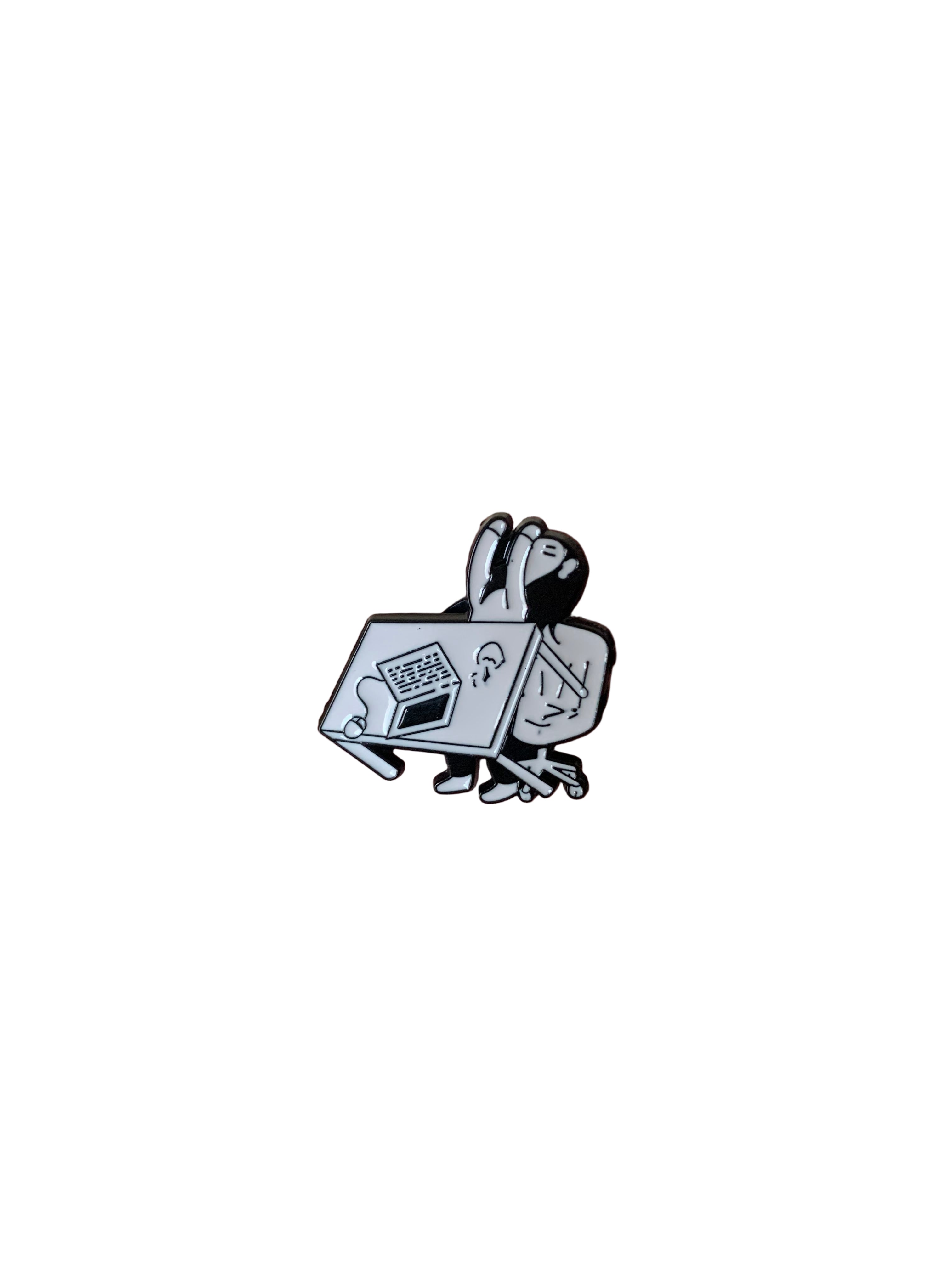 Frustrated Student Enamel Pin