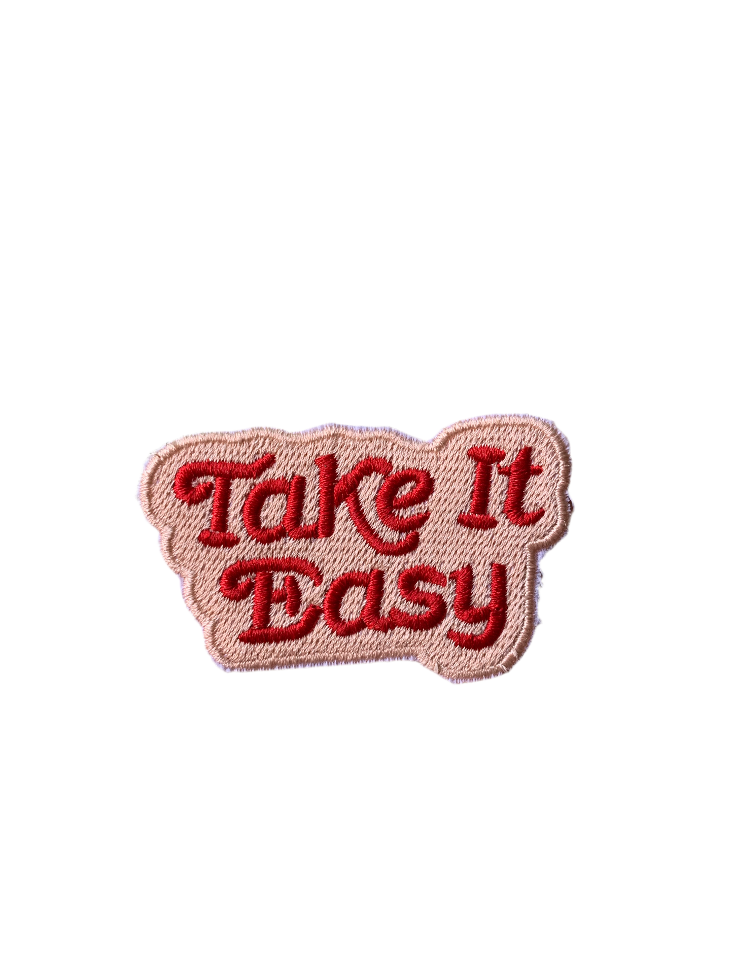 Take it Easy Embroidery Patch