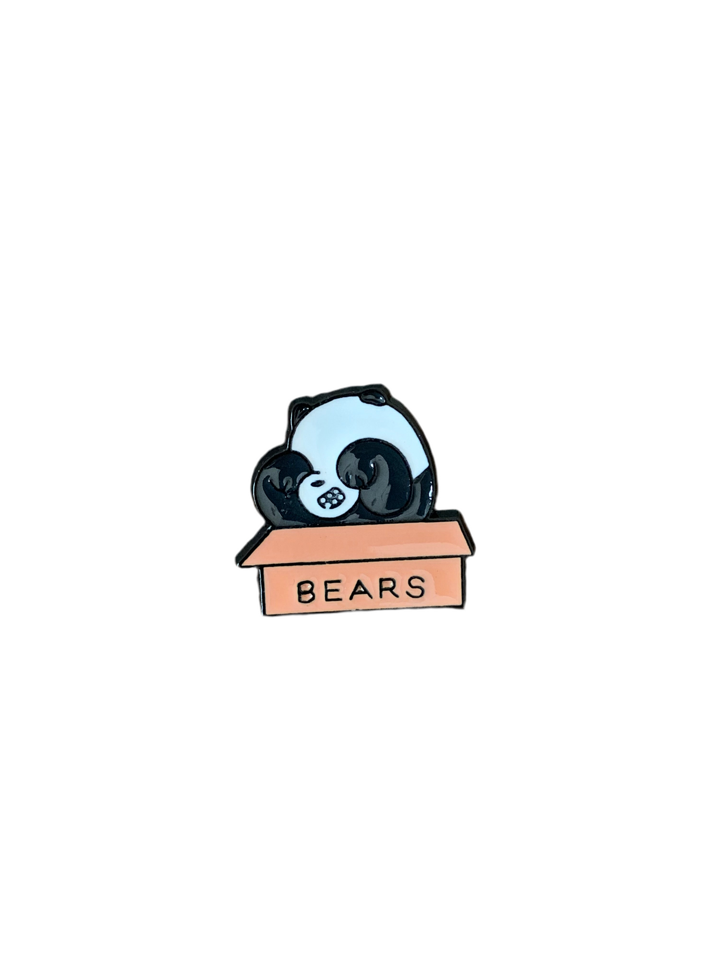 Scaredy Bear Enamel Pin