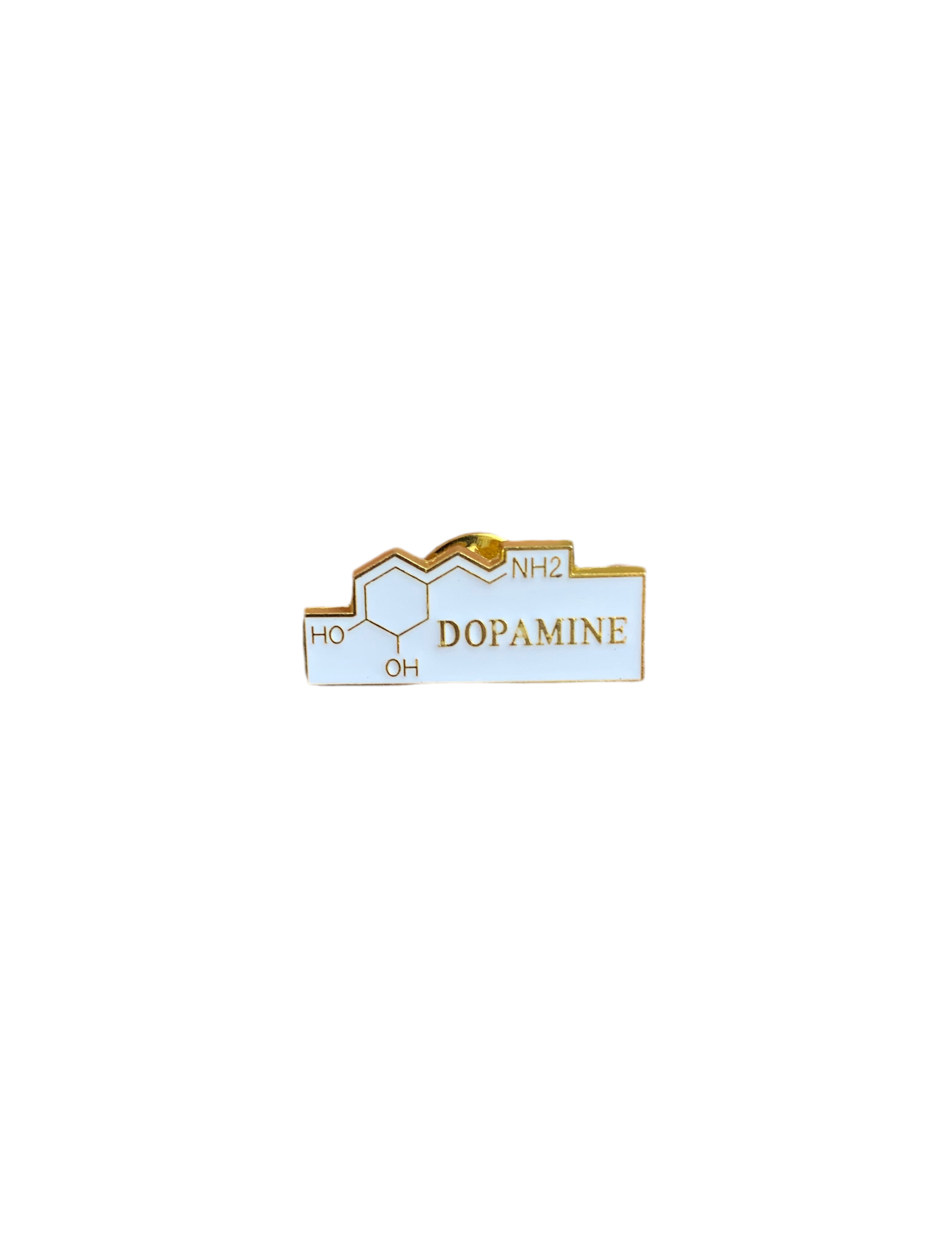 Dopamine Composition Enamel Pin