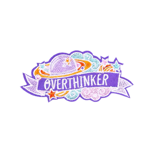 Overthinker Embroidery Patch