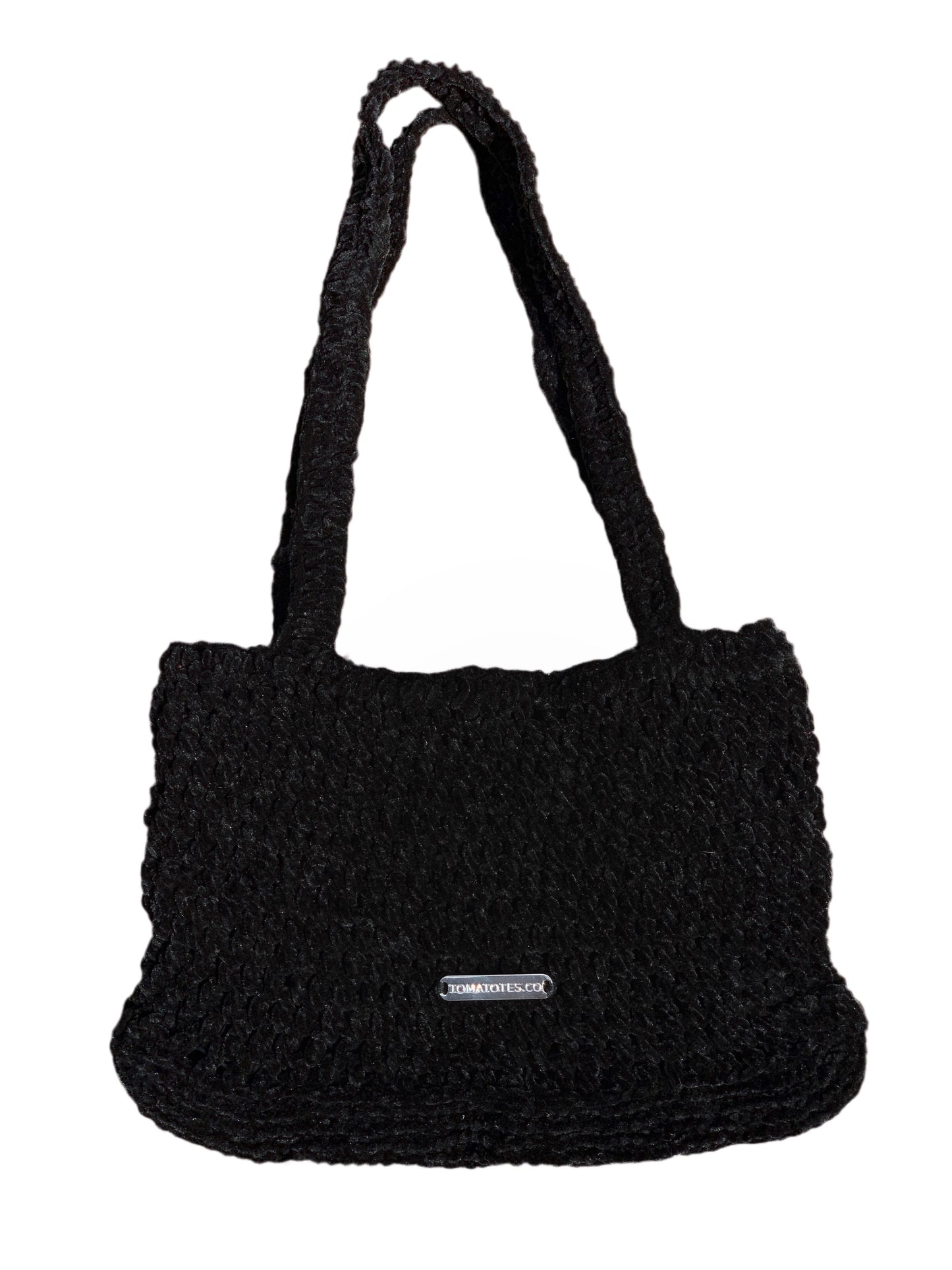 Willow Crochet Bag - Black