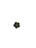Black Flower Enamel Pin