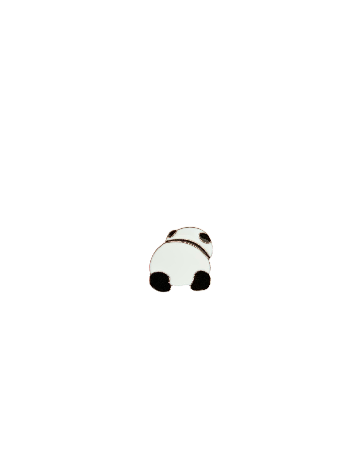 Panda Facing the other Way Enamel Pin