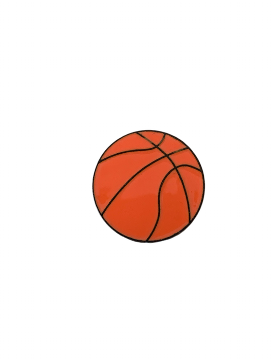 Basket Ball Enamel Pin