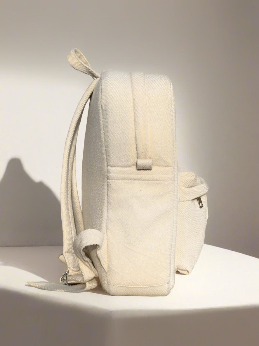 Off-White Twill BackPack