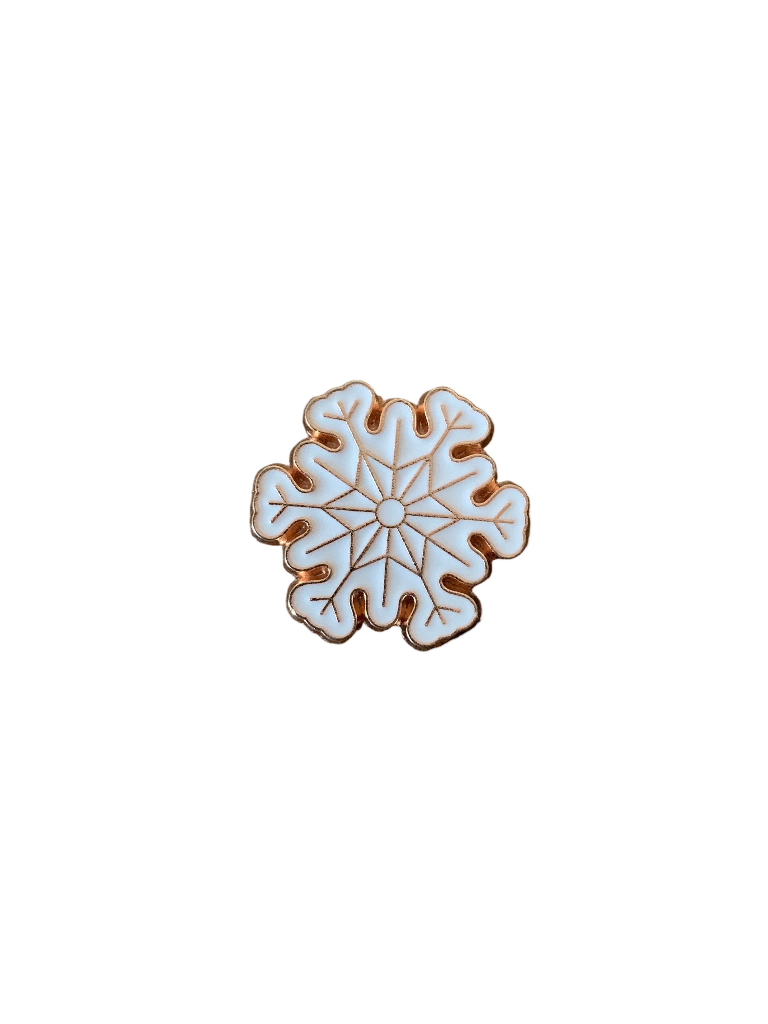 Snowflake Enamel Pin