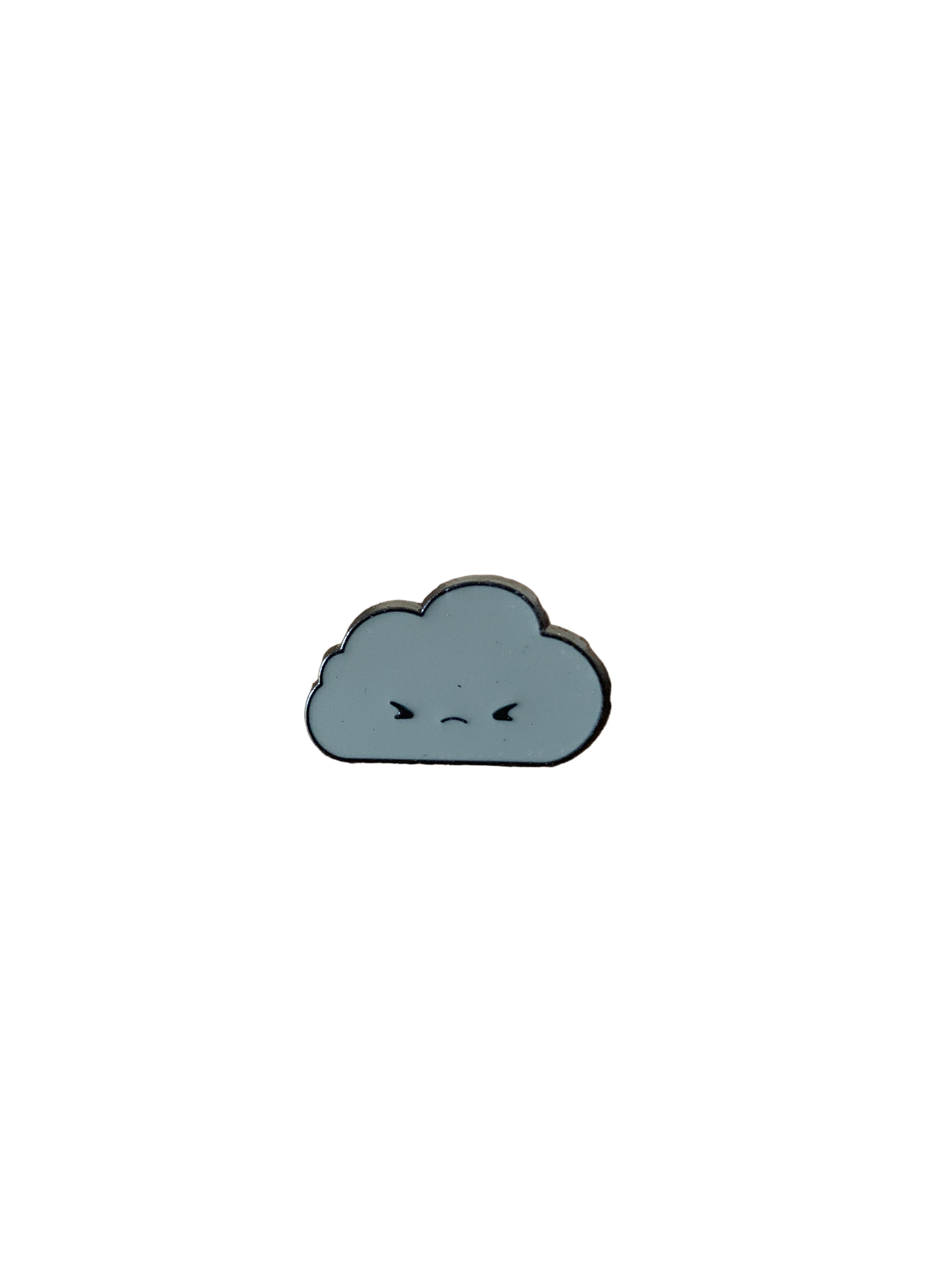 Cloud About To Burst Enamel Pin