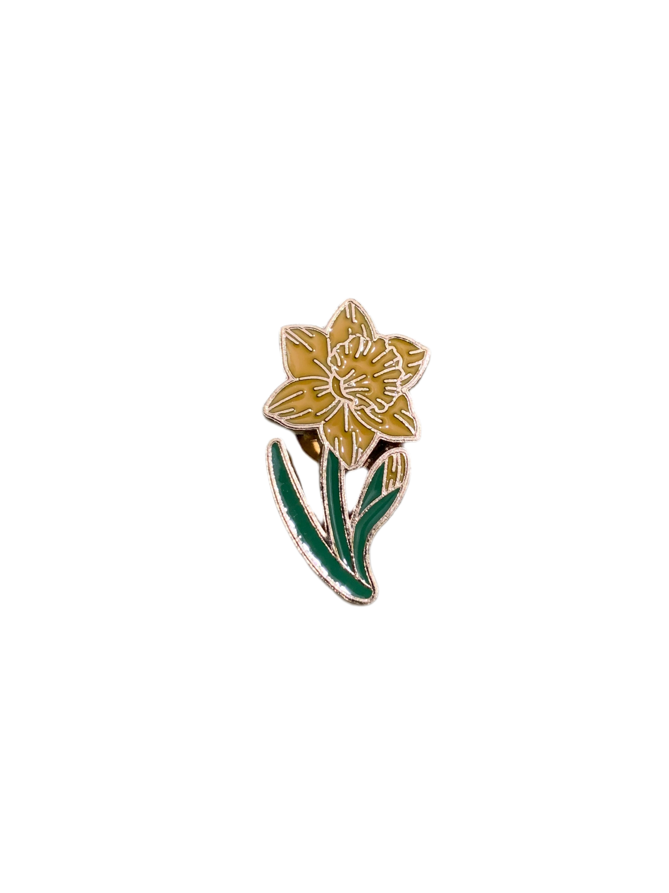 Yellow Flower Enamel Pin