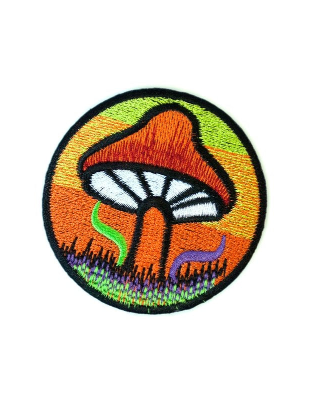 Mushroom Embroidered Patch