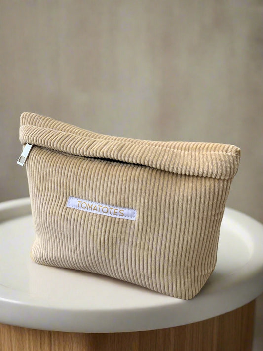 Beige Padded Pouch