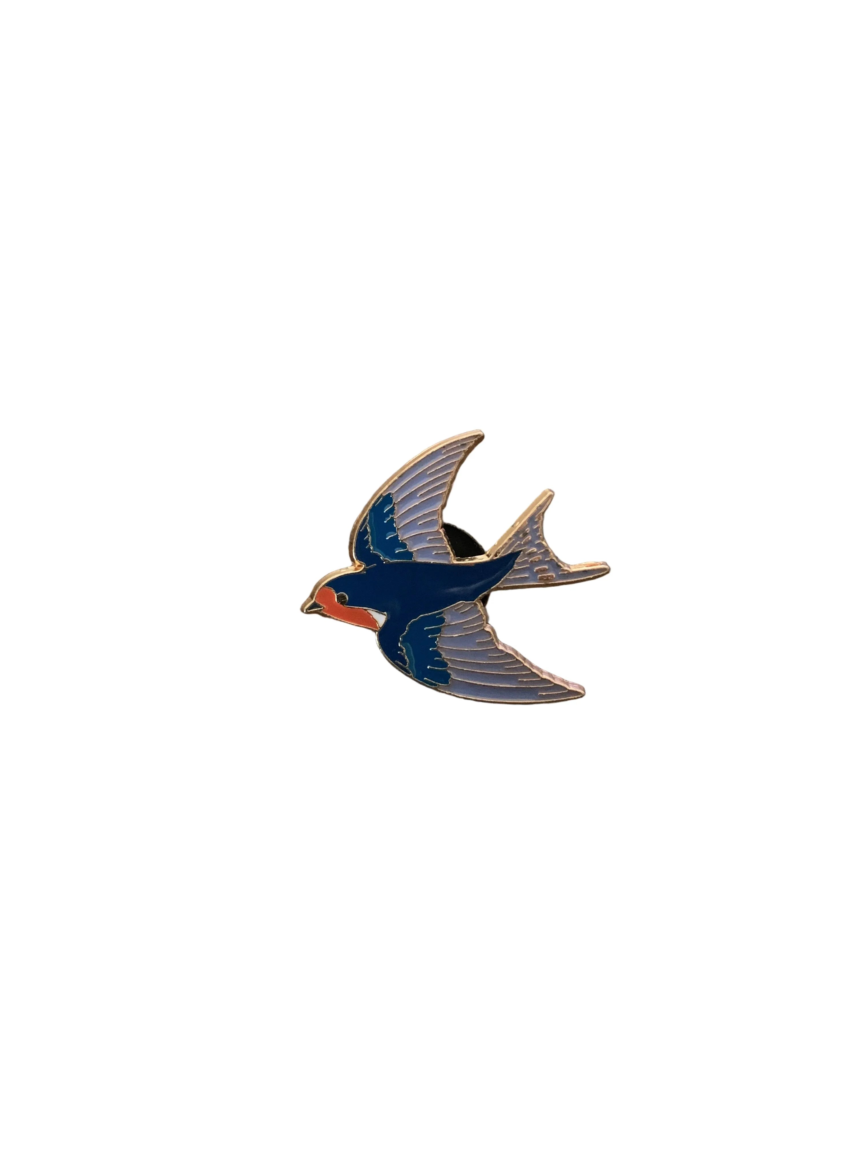 Flying Bird Enamel Pin