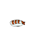 Salmon Sushi Enamel Pin