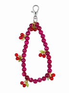 cherryred lanyard charm