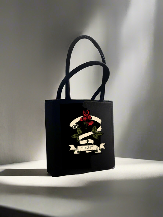 Red Rose Customisable Tote