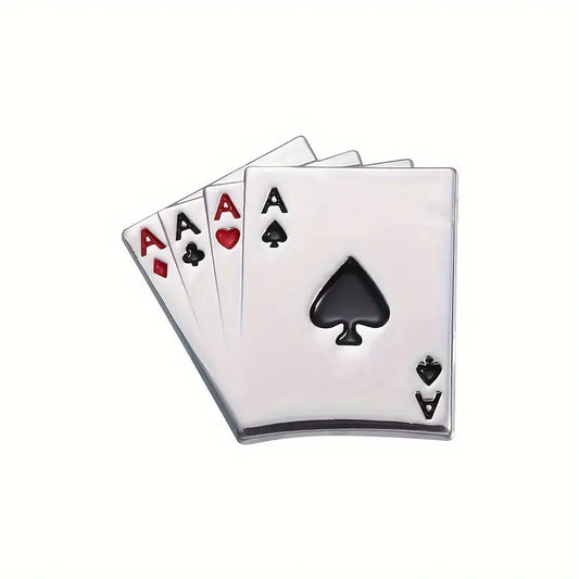 The Aces High Enamel Pin