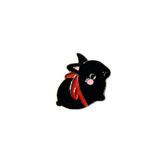 Black Ninja Rabbit Pin tomatotes.co